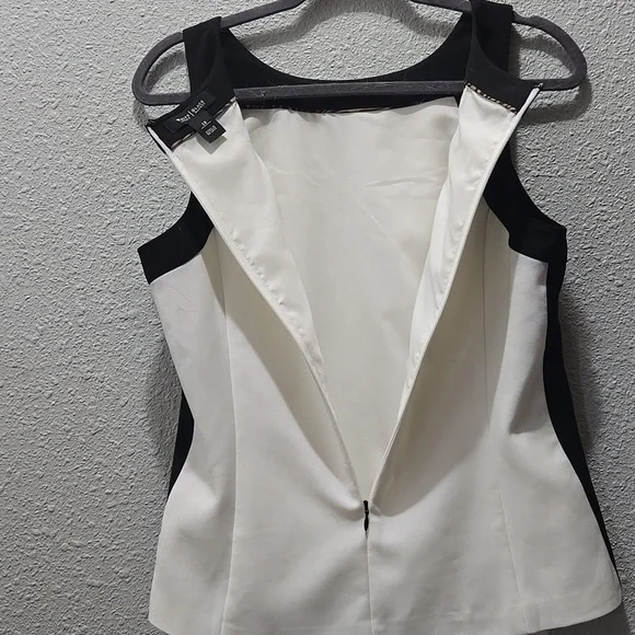 White House Black Market Monochrome Tank Top - Picture 3 of 4